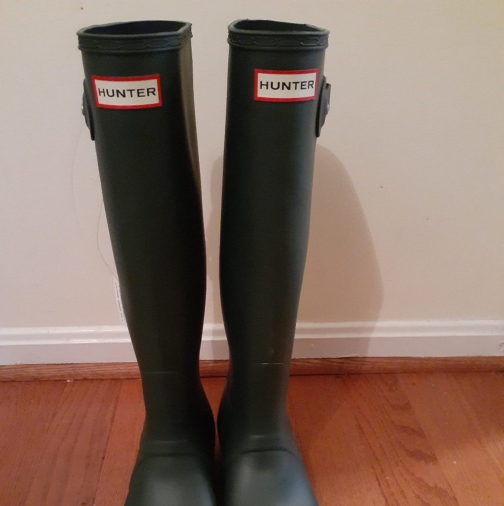NWT Hunter Boots W8 Hunter GReen